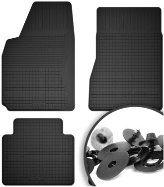 OEM Alfombrillas De Goma + Topes Para: Chrysler Sebring I Convertible, Sed&aacute;n (1995-2001)