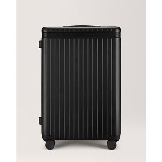 Carl Friedrik The Check-in Suitcase in Black /Black at Nordstrom