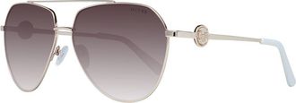Guess Womens Aviator Sunglasses Gu7622 - Silver - One Size