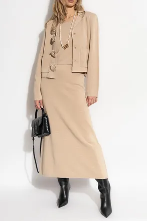 By Malene Birger Top Gillian, Womens, Beige