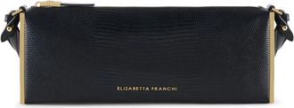 Elisabetta Franchi Ambra Schoudertas - Dames - Schoudertassen - Zwart - ONE Size - Leer - Tassen