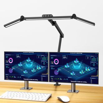 OEM L&aacute;mpara De Lectura Mural Negra De 2 Piezas (3w), L&aacute;mpara De Mesa Mural De Aluminio Flexible Y Ajustable Con Cuello Regulable, L&aacute;mpara De Mesilla De No
