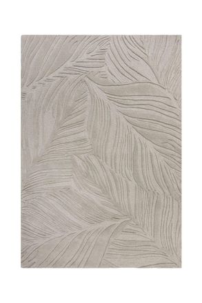 Flair Rugs Alfombra de lana con motivo floral gris 120x170cm