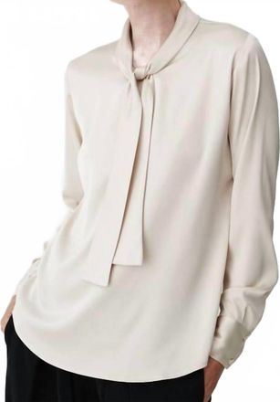 Karmamia Audrey Blouse In Semi Rich Porcelain