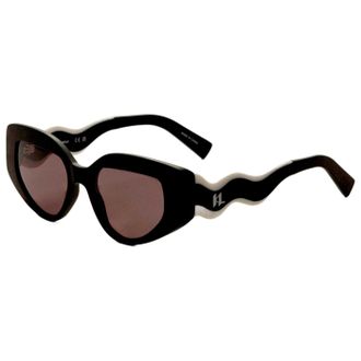 Karl Lagerfeld Womens 50mm Black Sunglasses KL6144S-002