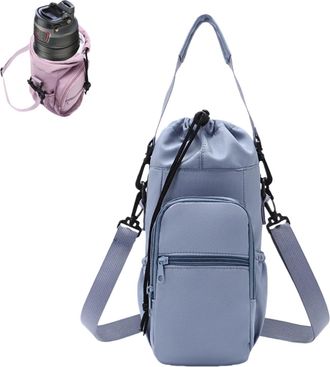 Generic Water Bottle Shoulder Bag-Outdoor Companion,Bottle Holder Pack with Phone Pocket,Large Capacity Crossbody Water Bottles Bag