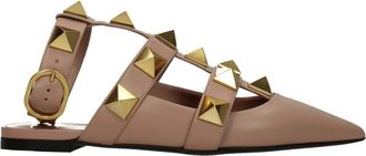 Valentino Garavani Dames, Schoenen, Bruin, Maat: 36 1/2 EU Leer