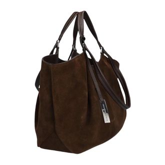Smaak Elza Suede - Dames - Shoppers - Bruin - ONE Size - Leer - Tassen