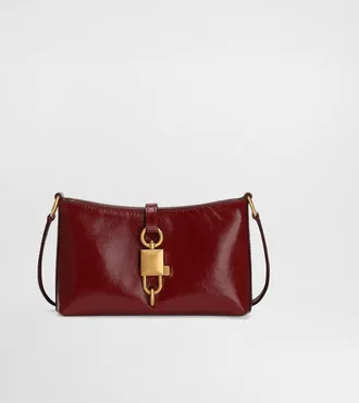 Dolce & Gabbana Lock Shoulder Bag In Calfskin - Woman Shoulder And Crossbody Bags Red Onesize