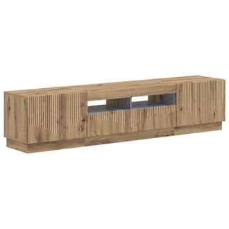 vidaXL Cabinet De Tv Led De 5 Piezas Roble Artisan Vidaxl