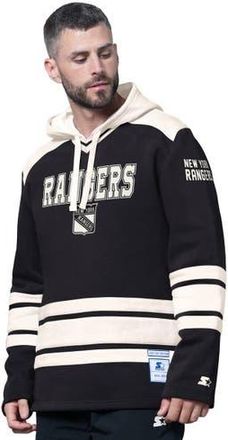 Starter Mens Starter Black New York Rangers Slapshot Fashion Hoodie at Nordstrom, Size Xx-Large