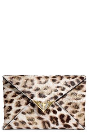 Alexis Bittar Envelope Clutch Bag in Metallic Leopard at Nordstrom