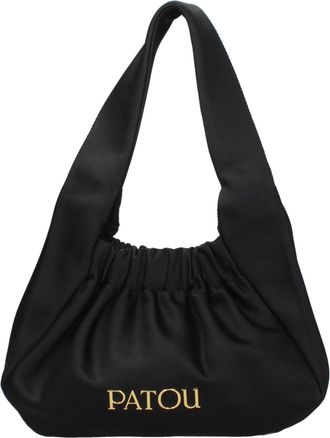 Patou Black Fabric Womens Handbag