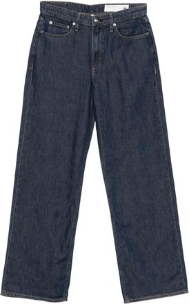 Rag & Bone Jeans Logan a gamba ampia - Blu