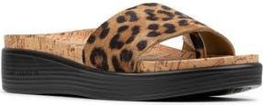 Donald J Pliner Fiji Suede Slide Sandal in Leopard at Nordstrom Rack, Size 9.5