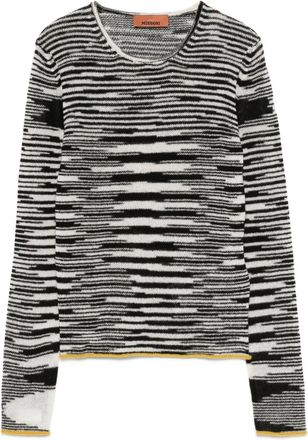 Missoni T-shirt a righe - Nero