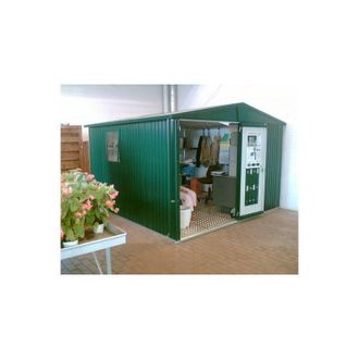 BIOHORT Caseta Cobertizo Metalica Biohort Europa 7 Color Verde Oscuro