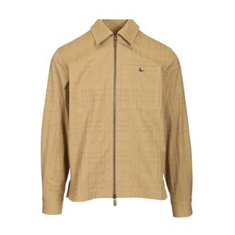Burberry Heren, Jassen, Beige, Maat: M Katoen