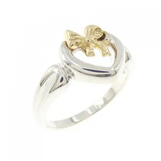 Tiffany & Co. Yellow Gold (18K) Silver 925 Band Ring (Pre-Owned)