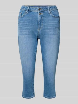 s.Oliver Red Label Slim Fit Caprijeans aus Baumwoll-Mix Modell BETSY in Hellblau, Gr&ouml;&szlig;e 34