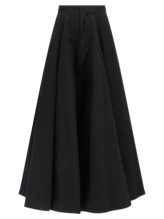 Balenciaga Black Godet skirt