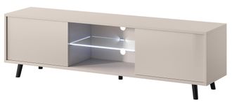 Selsey Selsey Lefyr - Armario Rtv, Gris Beige, 140 Cm