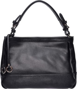 Roberta M Zwart Rundleer Tas