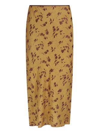 Dries Van Noten Gonna Midi Stampata