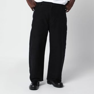 STUDIO NICHOLSON Jeans ampio Paolo nero slavato