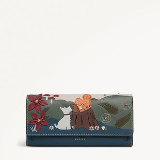 Radley London Snow Large Flapover Wallet Autumn Leaves AW25 Radley London