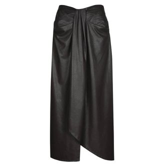 Caroline Biss Caroline Biss - Midi rok 4704 - Dames - Rokken - Bruin - Maat: XL Leer
