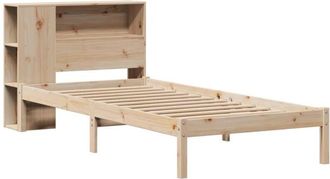 vidaXL Bookcase Bed without Mattress 90x190 cm Single Solid Wood Pine vidaXL