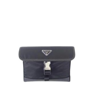 Prada Pre-owned Vintage Crossbody Bag - Dames - Pre-owned - Zwart - Maat: ONE Size Leer