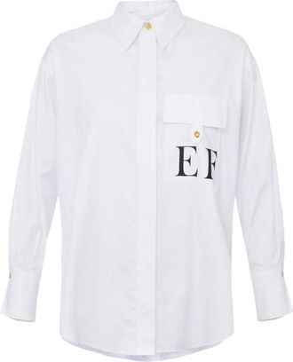 Elisabetta Franchi Camicia con stampa - Bianco