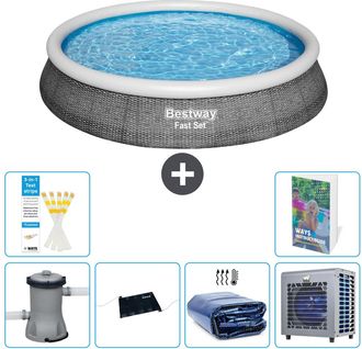 Bestway Piscina Bestway Fast Set Redonda - 396x84 Cm - 7-piezas S216