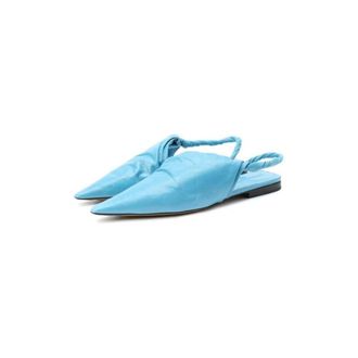Bottega Veneta Leather Ballerina Shoes