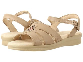SAS Huarache Comfort Sandal Womens Shoes Natural : 7 N - Narrow (AA), Leather