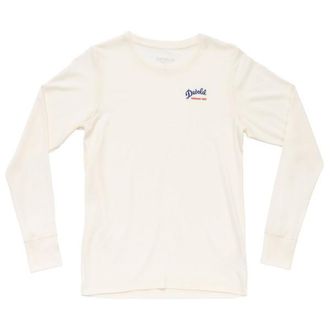 Devold Classic Script L/S Merinoshirt f&uuml;r Damen | wei&szlig;