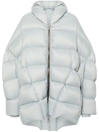 Rick Owens Jumbo Hooded Peter coat - Blue