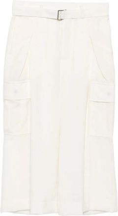 sacai Pantaloni sartoriali - Bianco