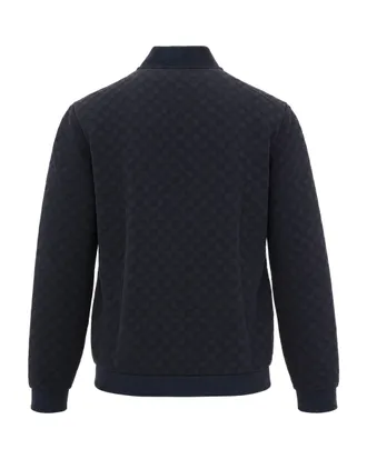 Emporio Armani Logo-Printed Full-Zip Sweatshirt - Black