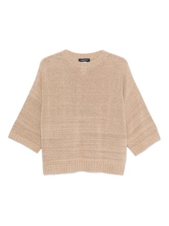 Fabiana Filippi lurex sweater - Beige