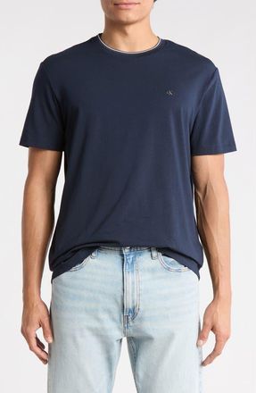 Calvin Klein Tip Ringer T-Shirt in Dark Sapphire at Nordstrom Rack, Size Xx-Large
