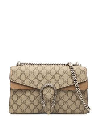 Gucci 2016-2025 Medium GG Supreme Dionysus shoulder bag - Brown