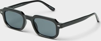 Simons Womens Angular rectangular sunglasses