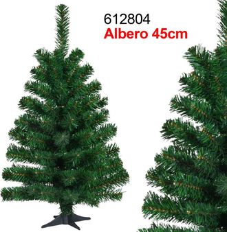 Trade Shop Trade Shop - Albero Di Natale Super Folto Artificiale Verde 45 Cm Realistico Addobbi Casa