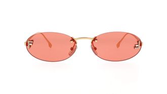 Fendi Bourdeaux Oval Ladies Sunglasses FE4075US 30S 54