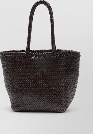 Dragon Diffusion beach bag shopper top handles woven design