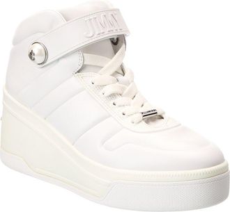 Jimmy Choo London Del Mar Leather Platform Sneaker