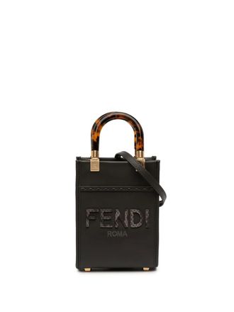 Fendi 2010-2025 Mini Sunshine Shopper Tote satchel - Black